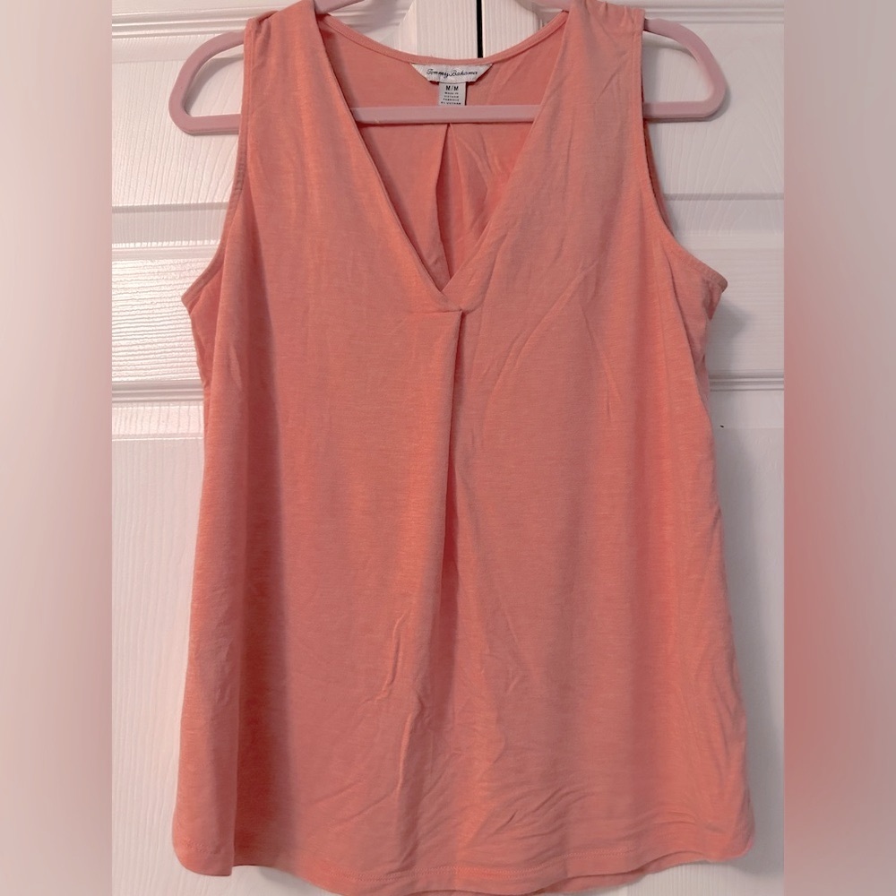 Tommy Bahama Kauai pleated tank top - Coral
